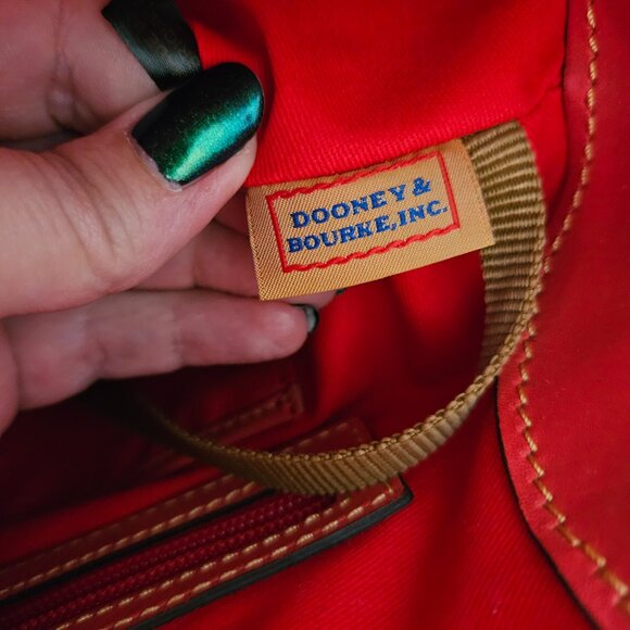 Dooney and Bourke Domed Leather Satchel - Picture 14 of 15